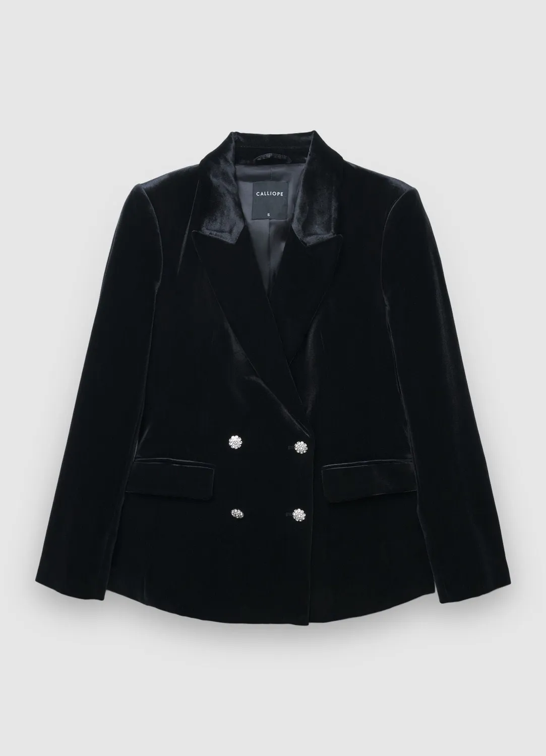 Calliope veste croisée chenille femme XS strass
