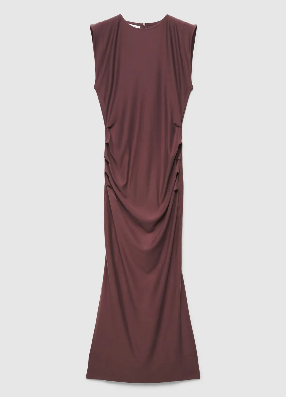 Calliope robe midi moulante femme drapée