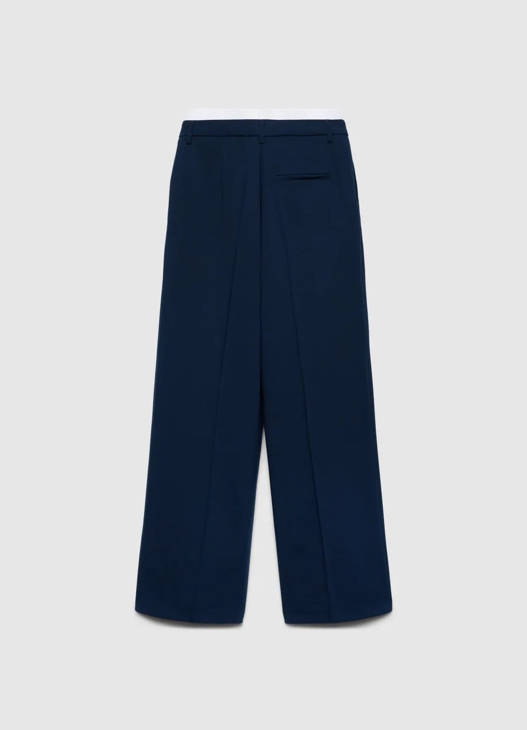 Calliope pantalon palazzo femme large pli avant
