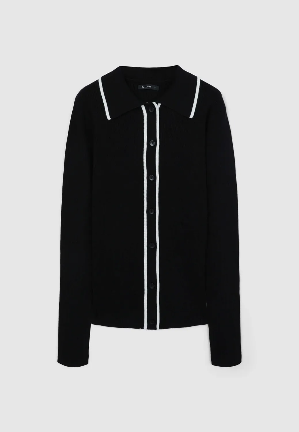 Calliope cardigan polo femme boutons coupe regular