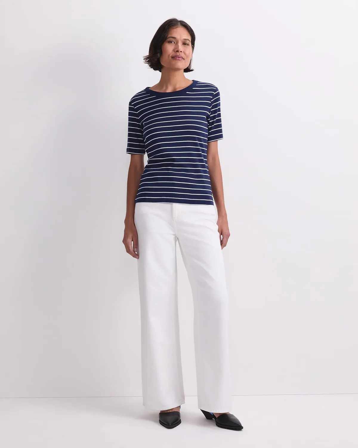 Sportscraft Heidi Stripe tee-shirt rayé coton stretch