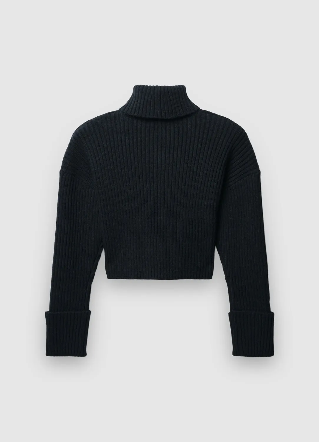 Calliope pull col haut côtelé femme