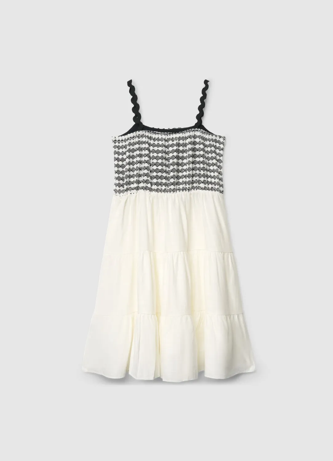 Calliope robe fille été volants bretelles été