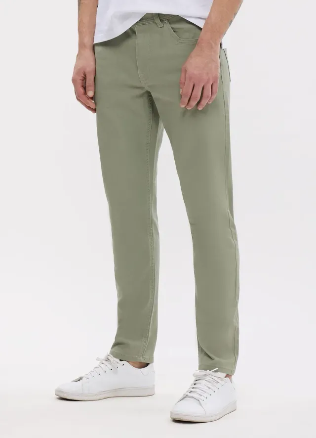 Calliope 5 poches slim pantalon homme coton stretch