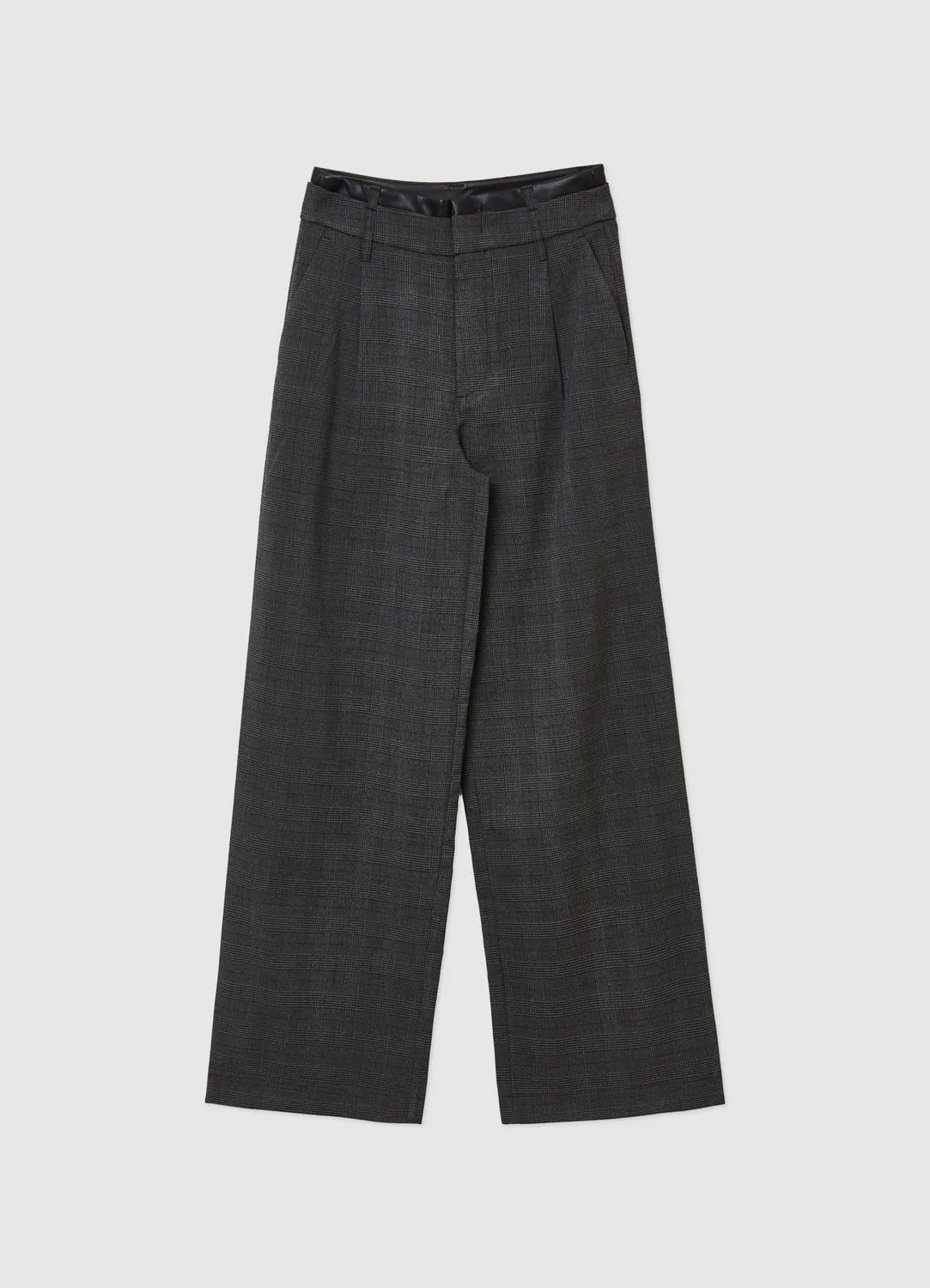 Calliope pantalon palazzo femme Prince de Galles