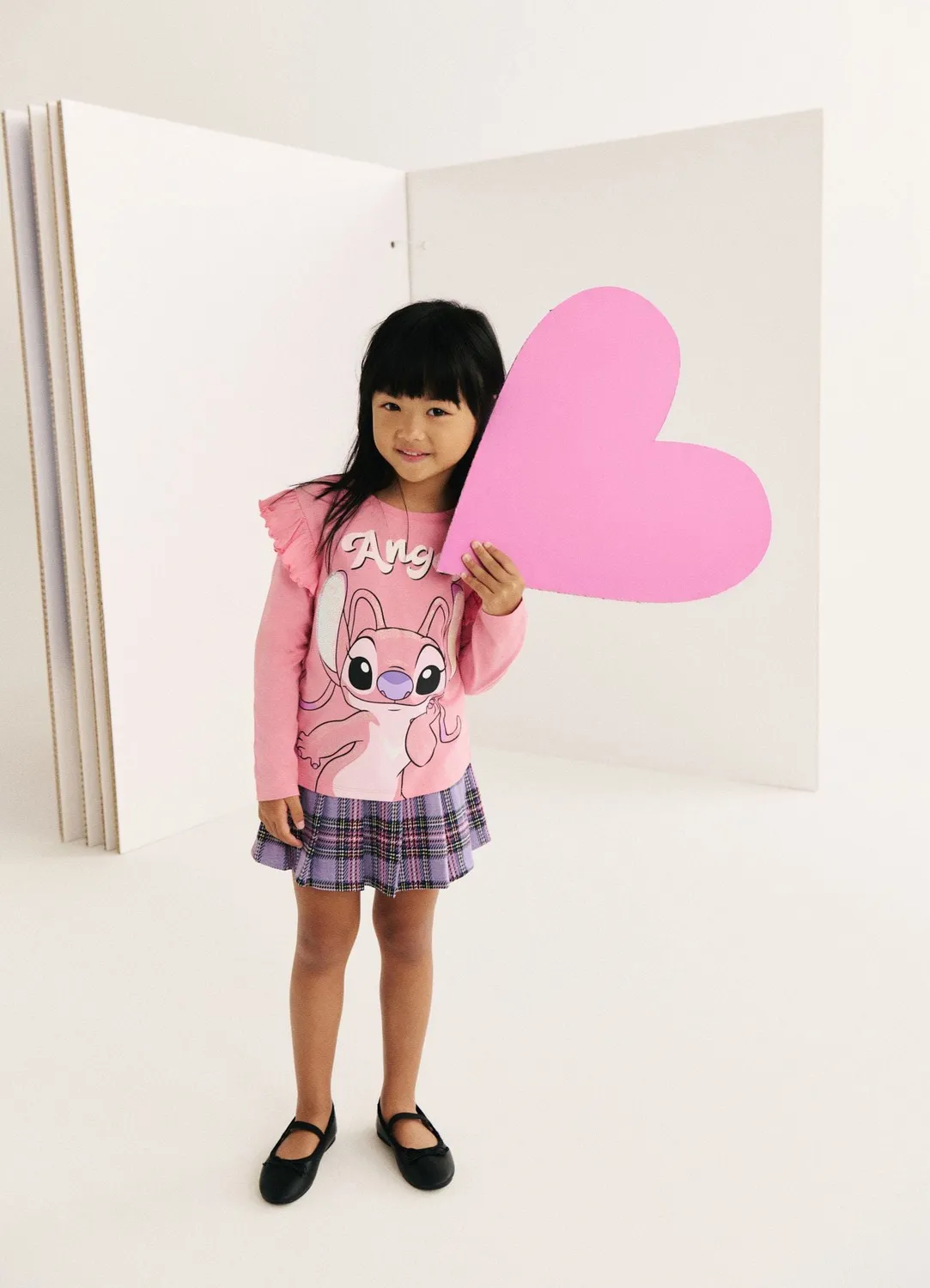 Calliope t-shirt Angel Disney fille paillettes