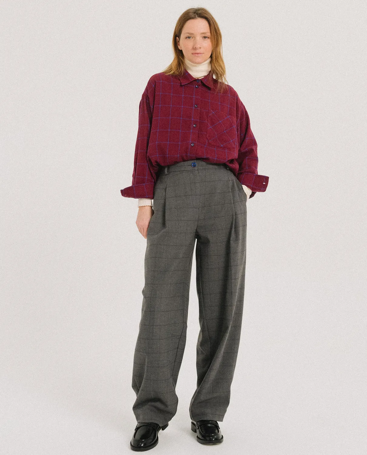 Tinsels Usk Dreamers chemise flanelle carreaux