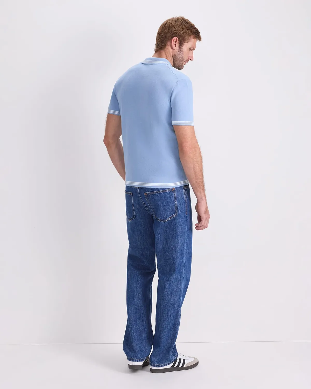 Sportscraft Finnley polo knit coton rayures homme