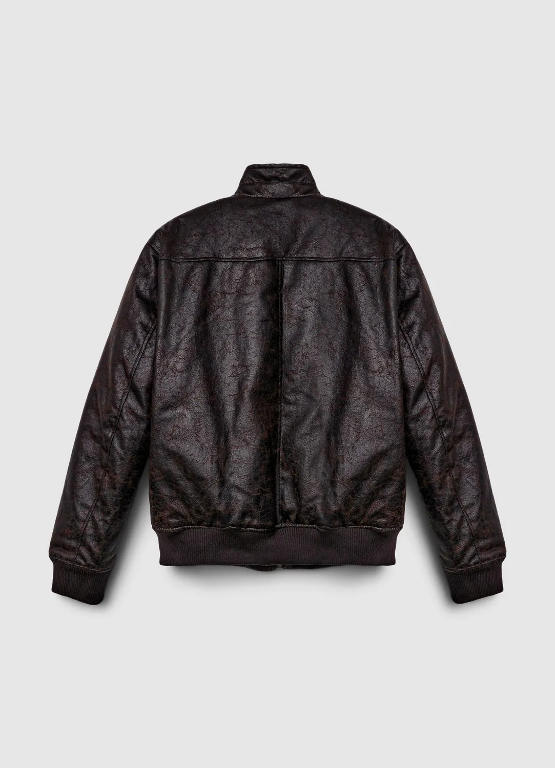Calliope blouson homme matelassé simili cuir