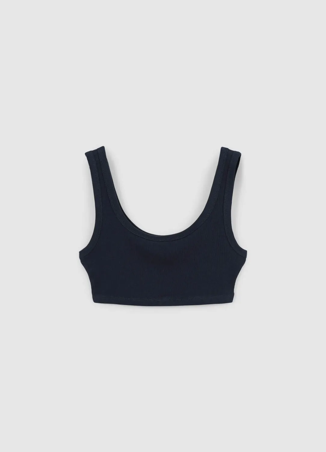 Calliope Top Bra Côtelé Brassière Coton Femme