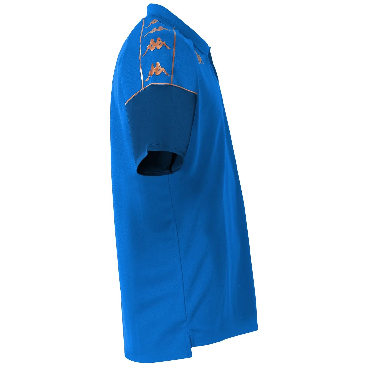 Robe di Kappa Miolo polo homme bleu mesh slim