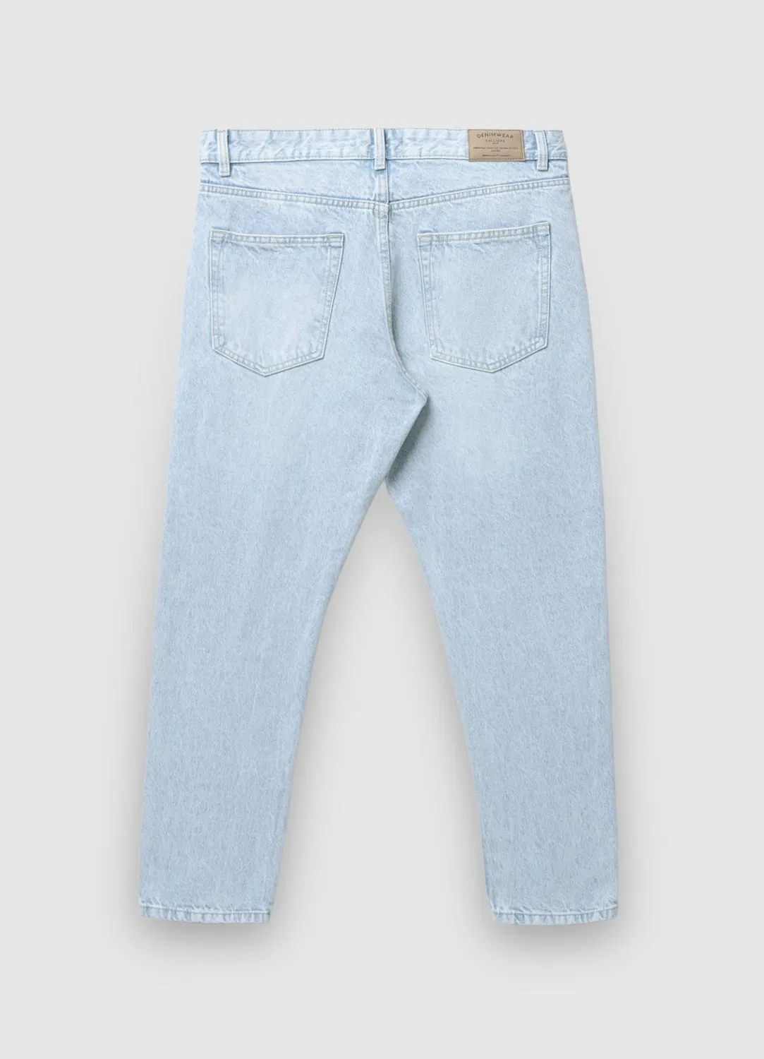 Calliope jean cropped délavé homme 5 poches