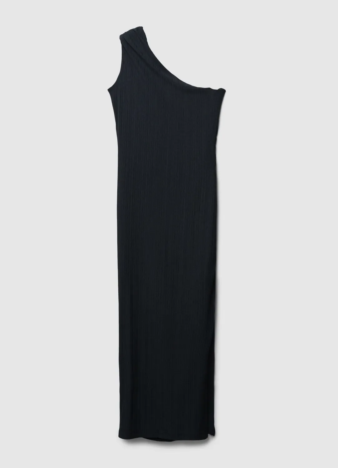 Calliope Atelier robe longue mono-épaule froncée