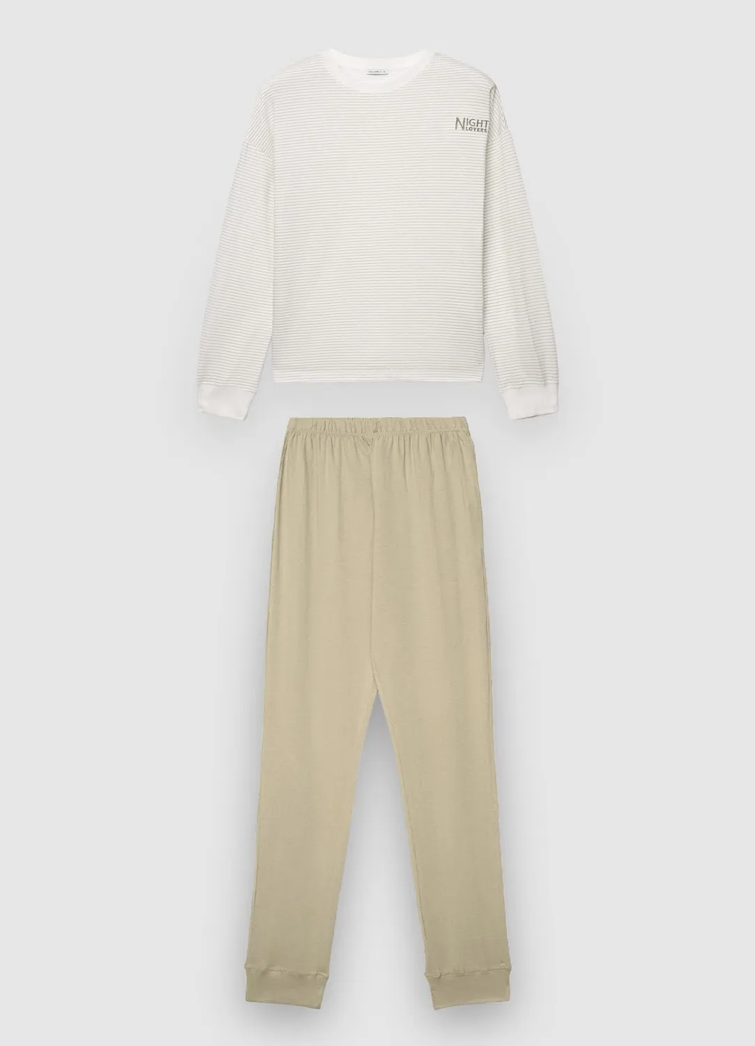 Calliope pyjama long rayé femme ensemble 2 pièces