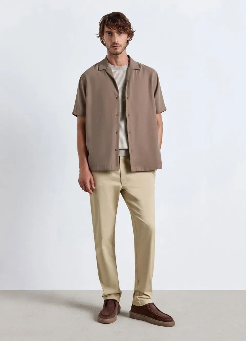 Calliope Chino homme regular uni jambe droite