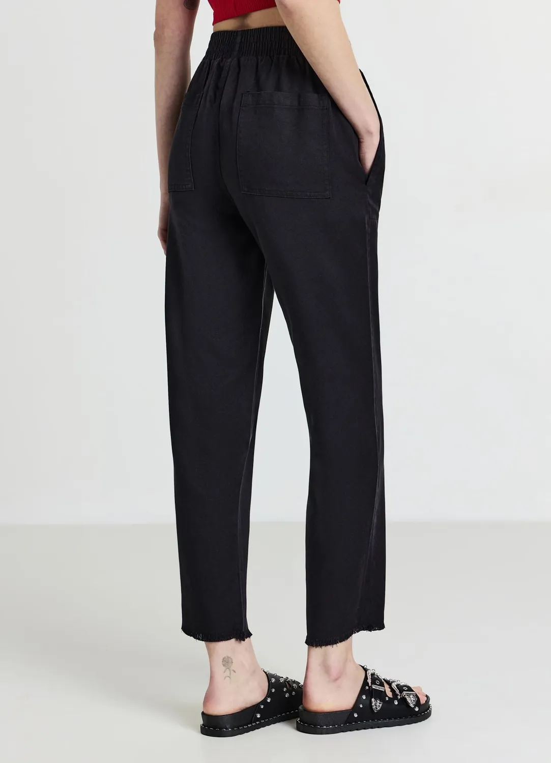 Calliope jogger femme uni poches regular