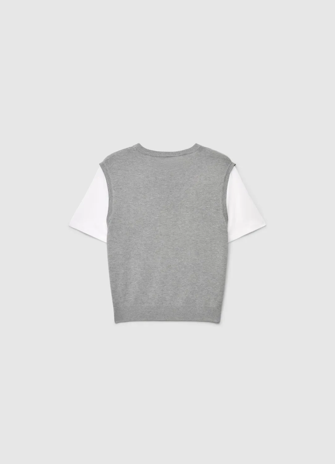 Calliope t-shirt femme effet layering à boutons
