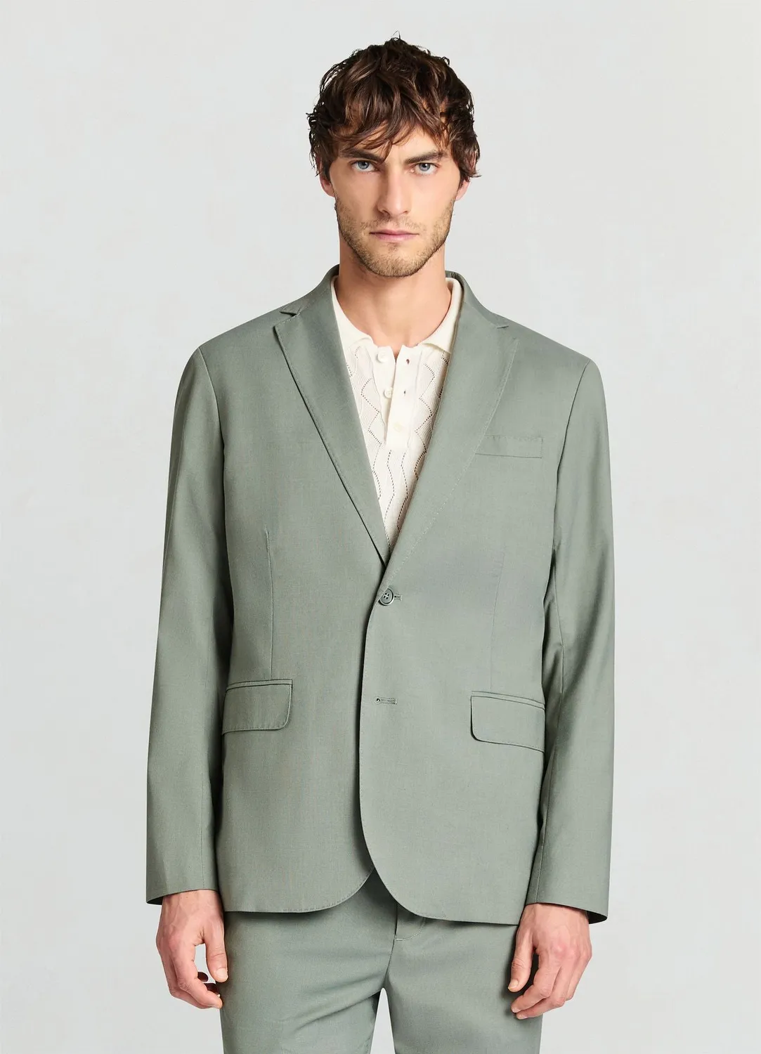 Calliope veste blazer homme 2 boutons unie