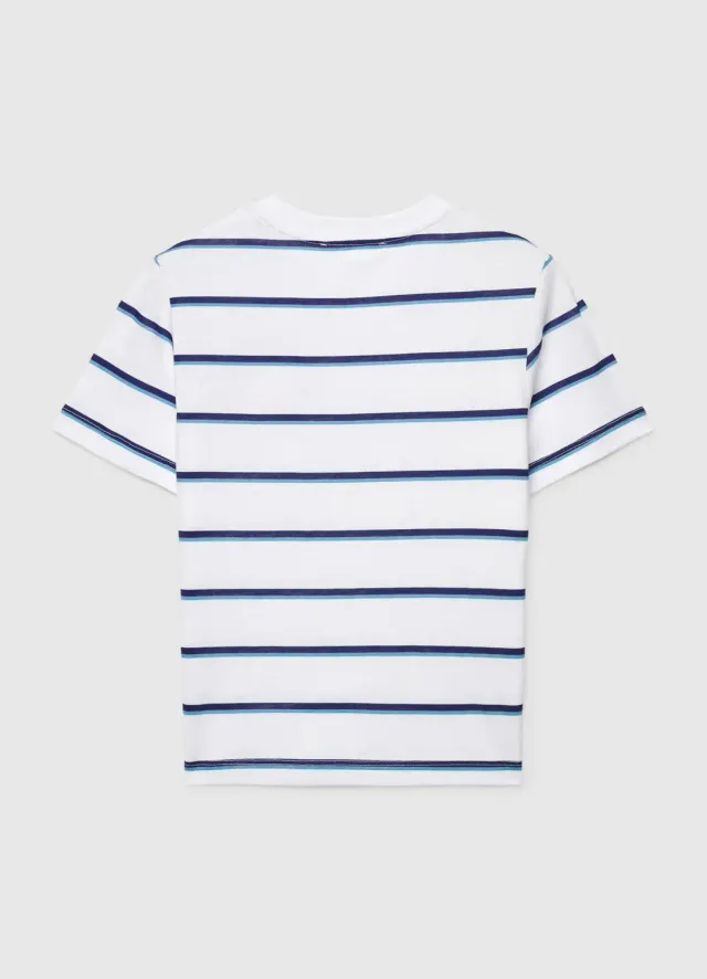 Calliope t-shirt over rayé garçon surf manches courtes