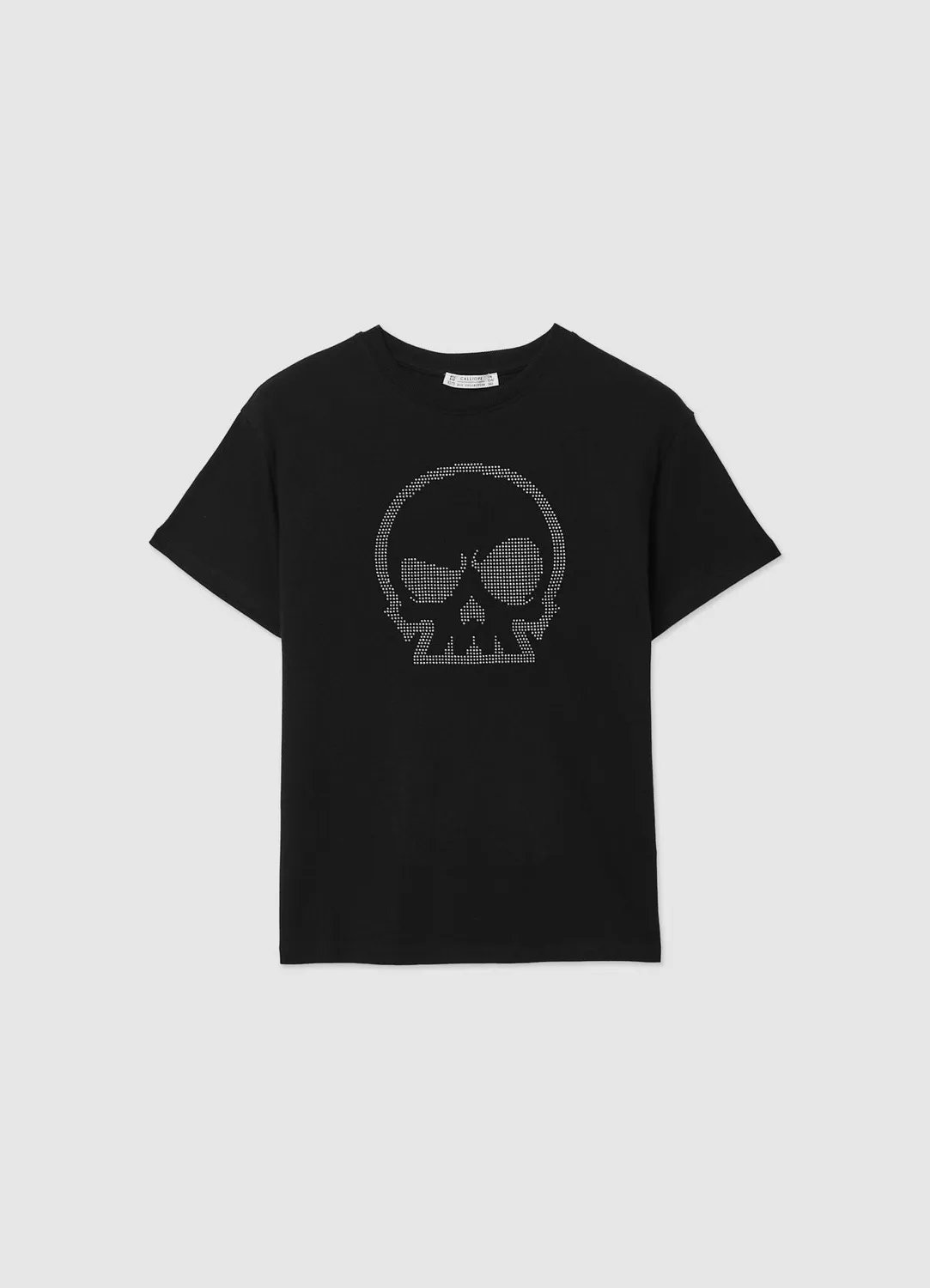 Calliope t-shirt garcon tete de mort cloute
