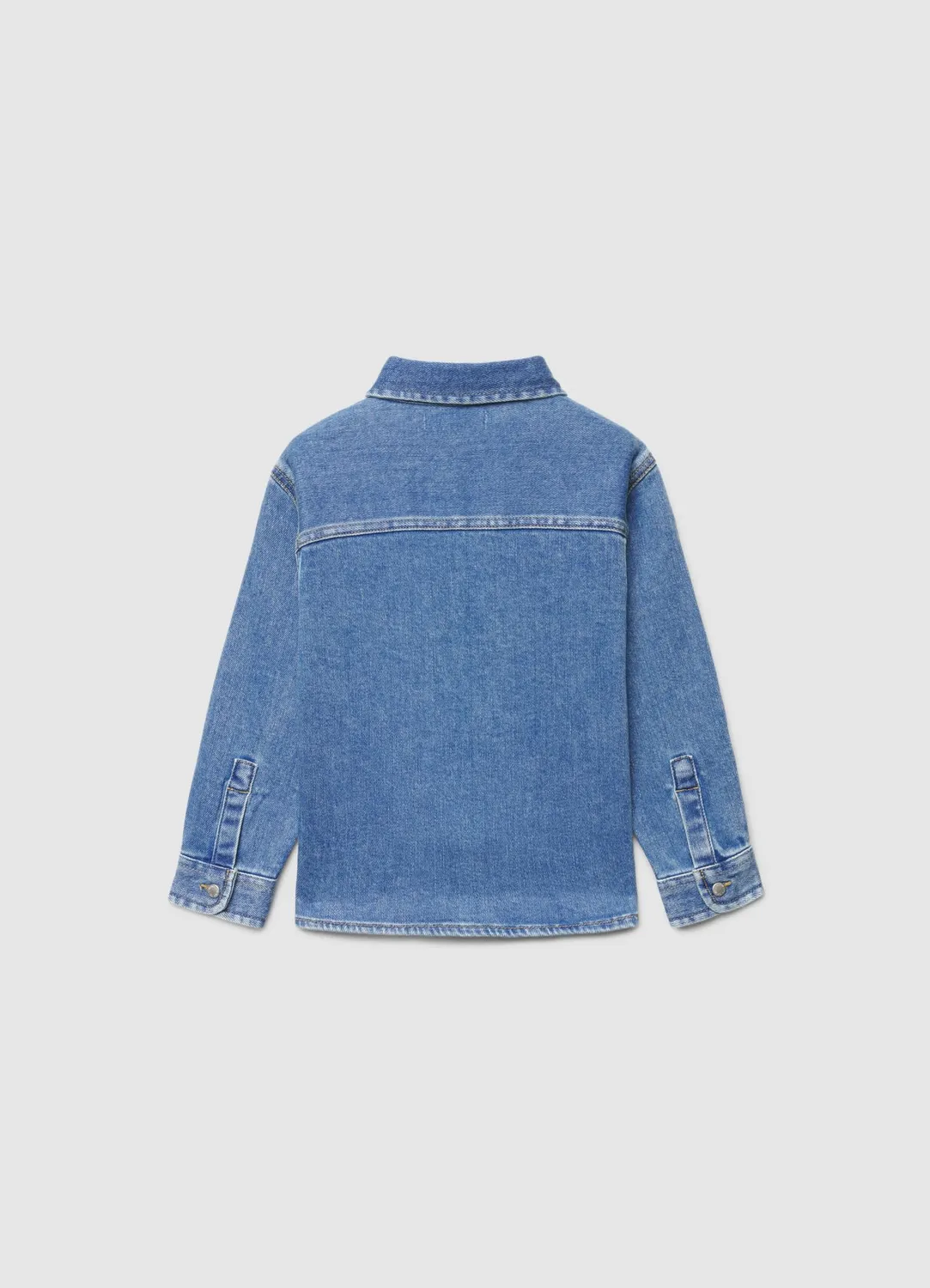 Calliope Chemise denim garçon poches poitrine