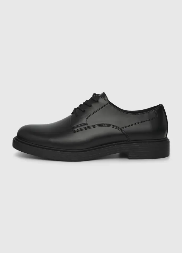Calliope derby homme lacets unis bout rond