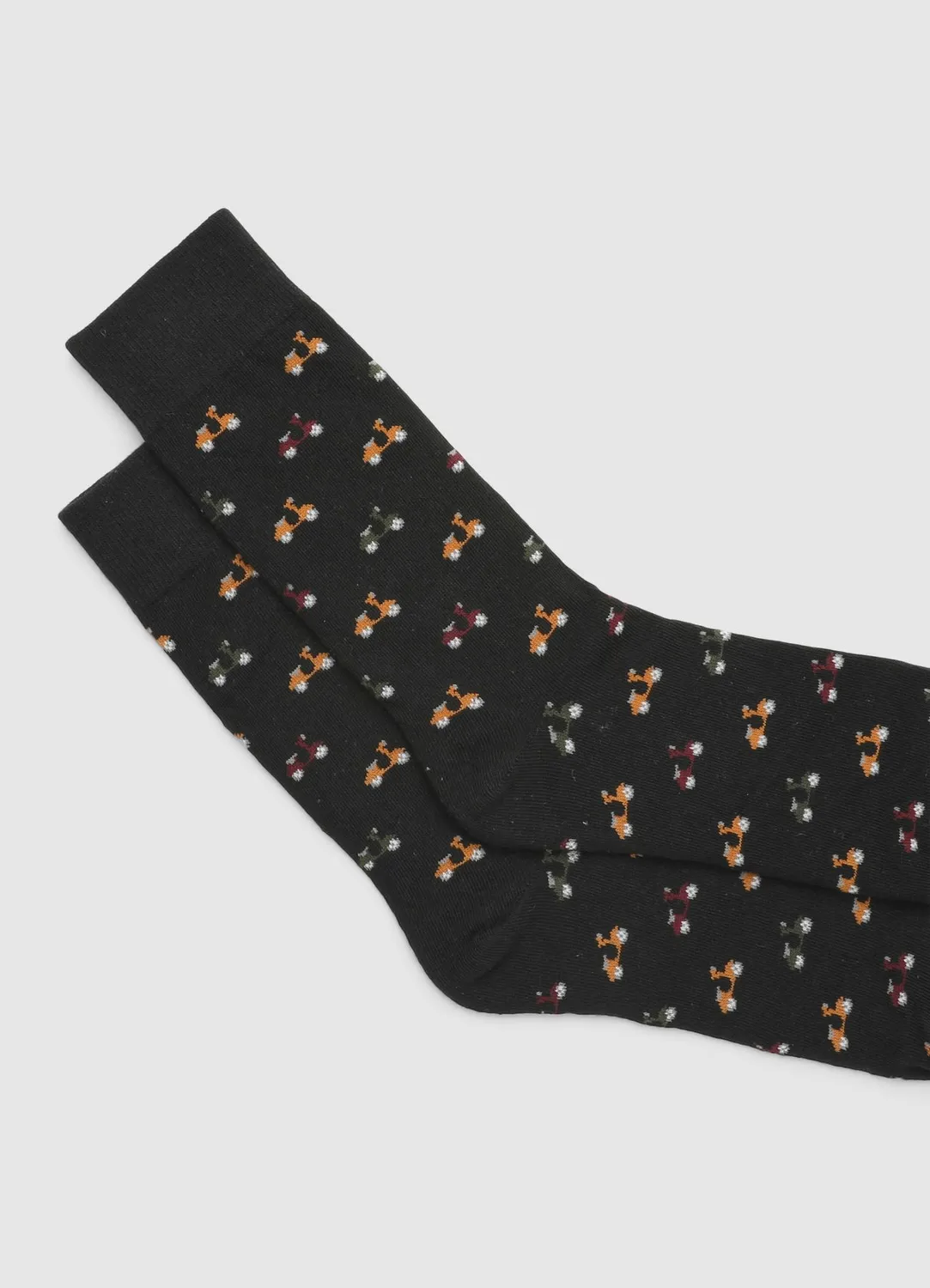 Calliope chaussettes homme scooter imprimé