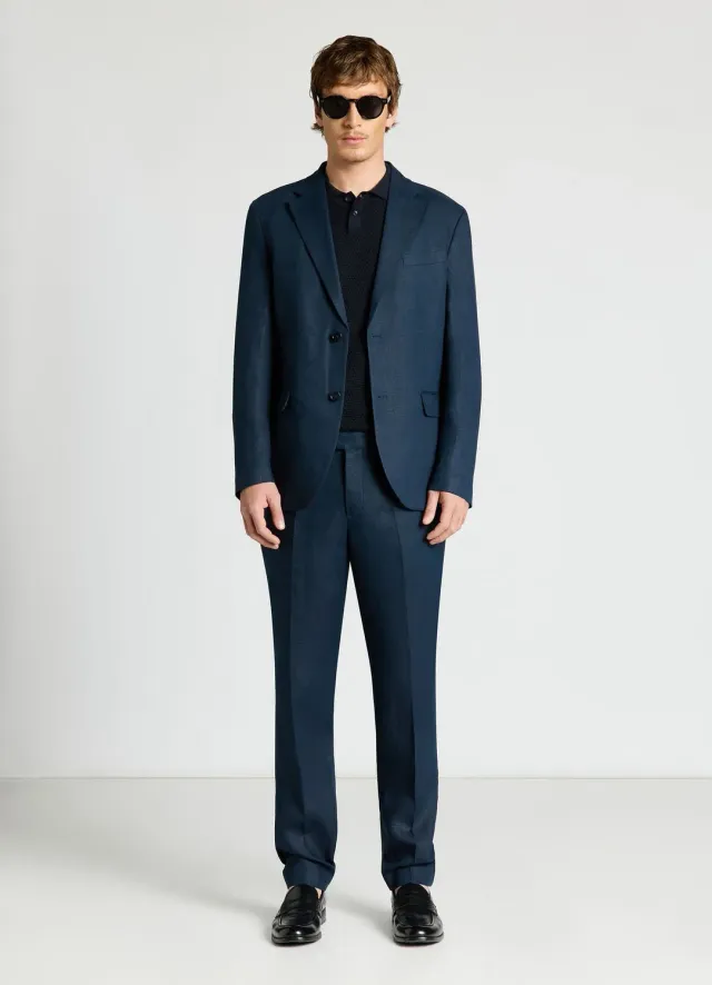 Calliope veste monopetto lin homme taille 50