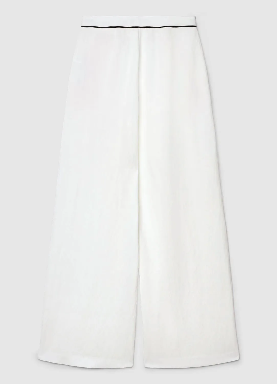 Calliope Pantalon palazzo pinces femme taille haute