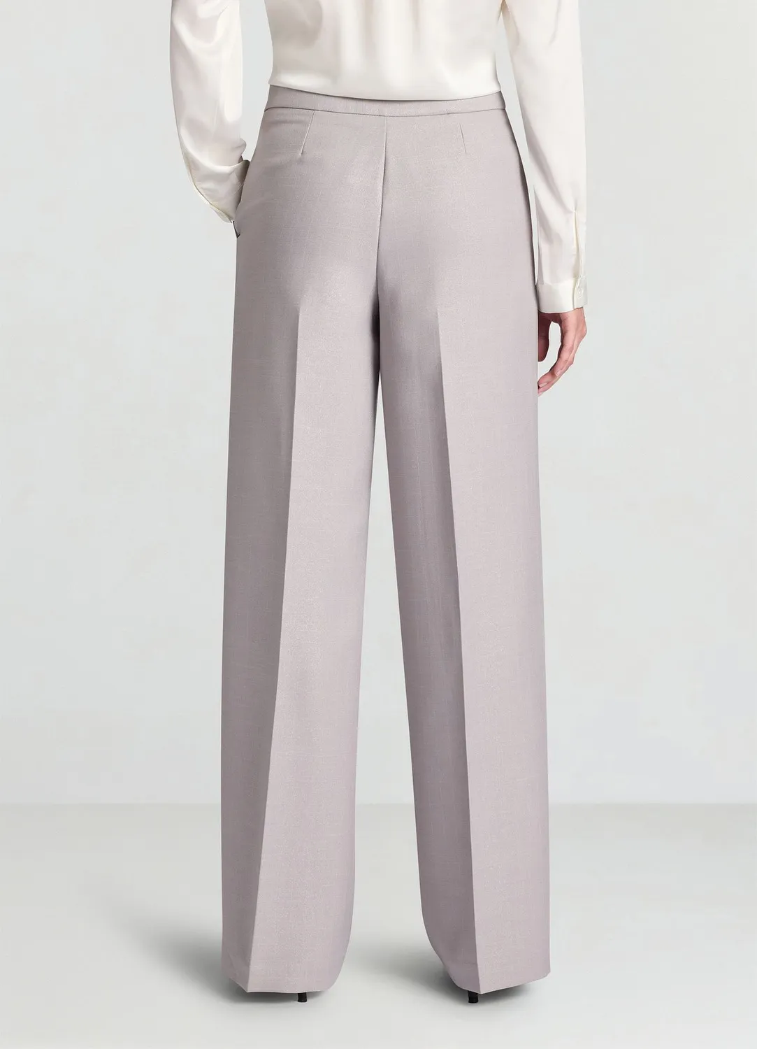 Calliope pantalon palazzo rayé brillant femme