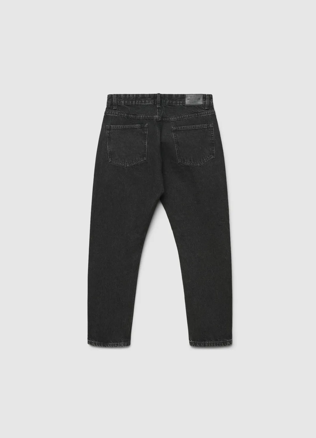 Calliope jean crop droit homme 5 poches uni