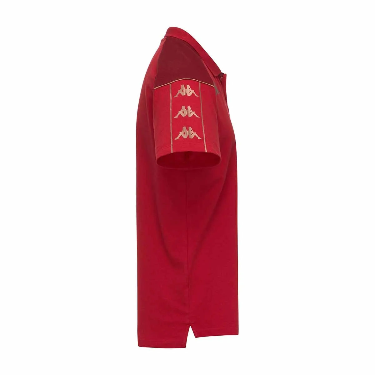 Kappa Banda Mastio polo enfant rouge piqué
