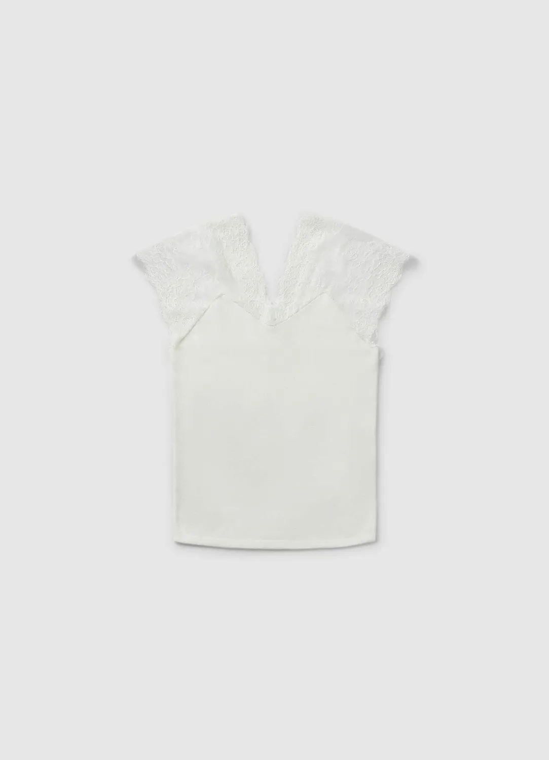 Calliope top col V dentelle femme dos ajusté