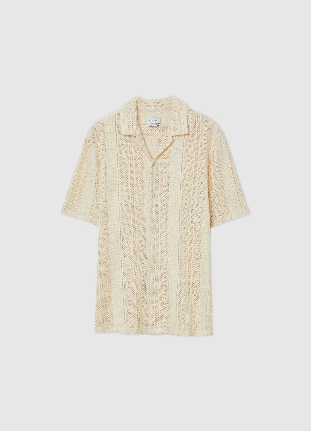 Calliope chemise bowling homme croquet manches courtes