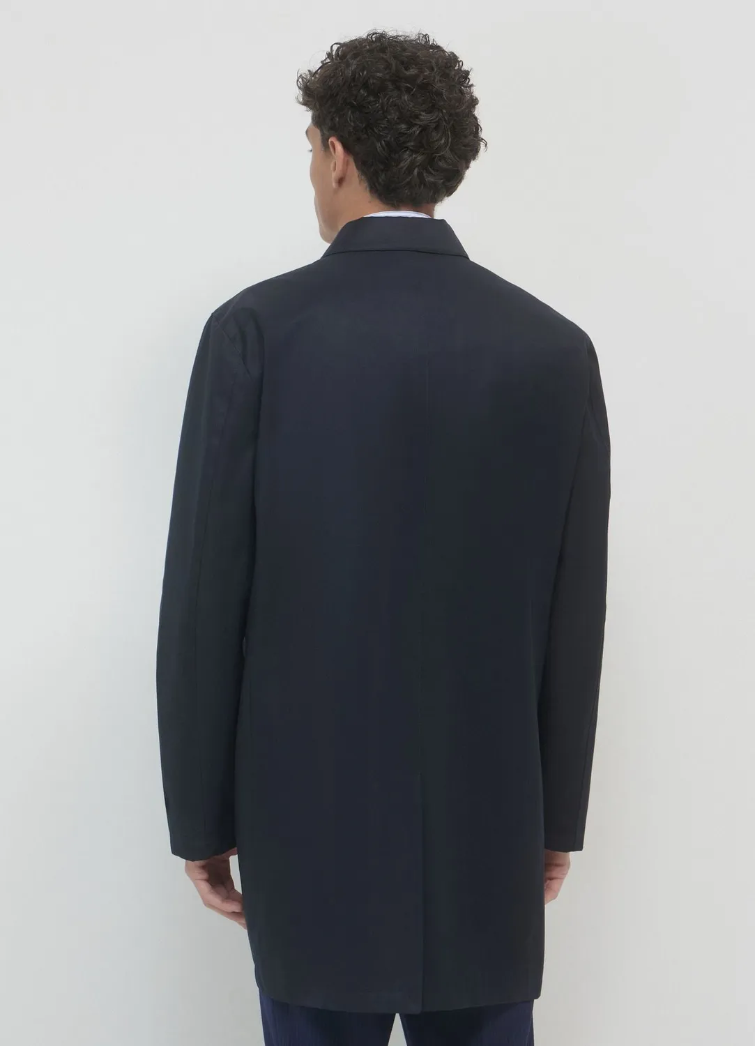 Calliope veste légère col chemise unie homme