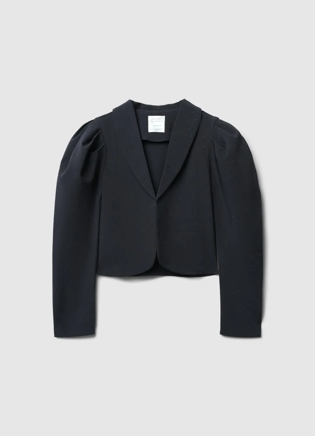 Calliope veste courte à strass fille coupe ajustée