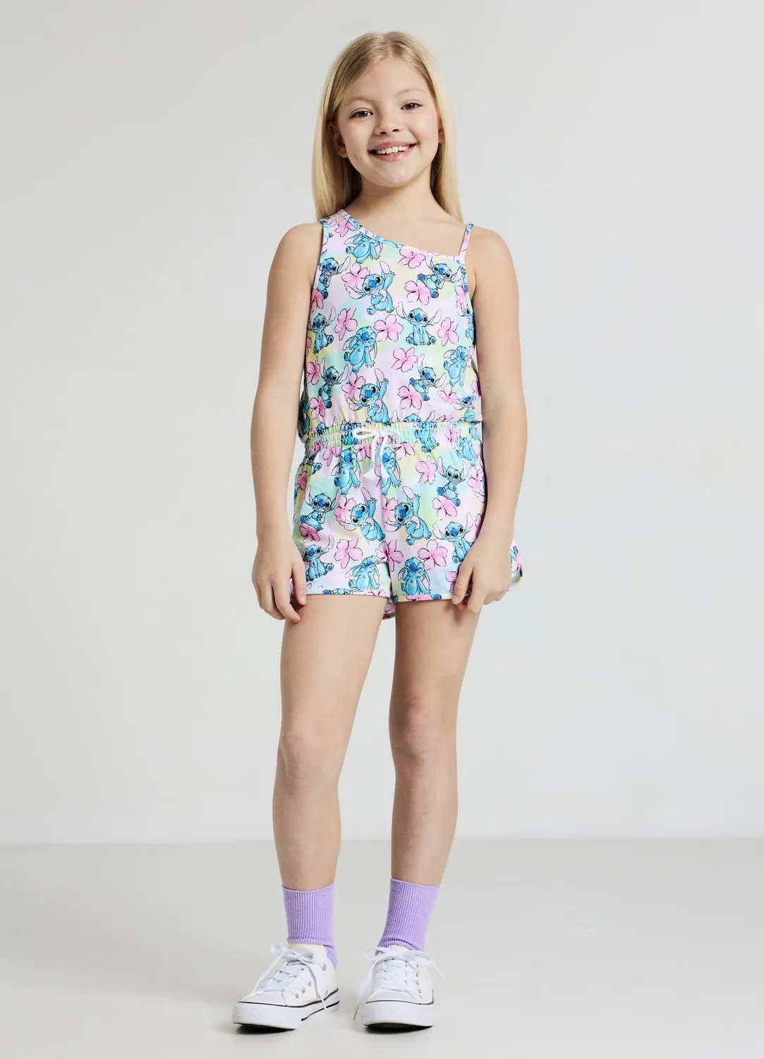 Calliope combishort Stitch asymétrique fille