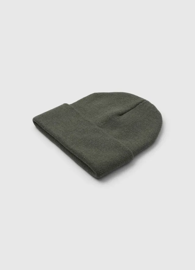 Calliope bonnet homme maille bord replié TU