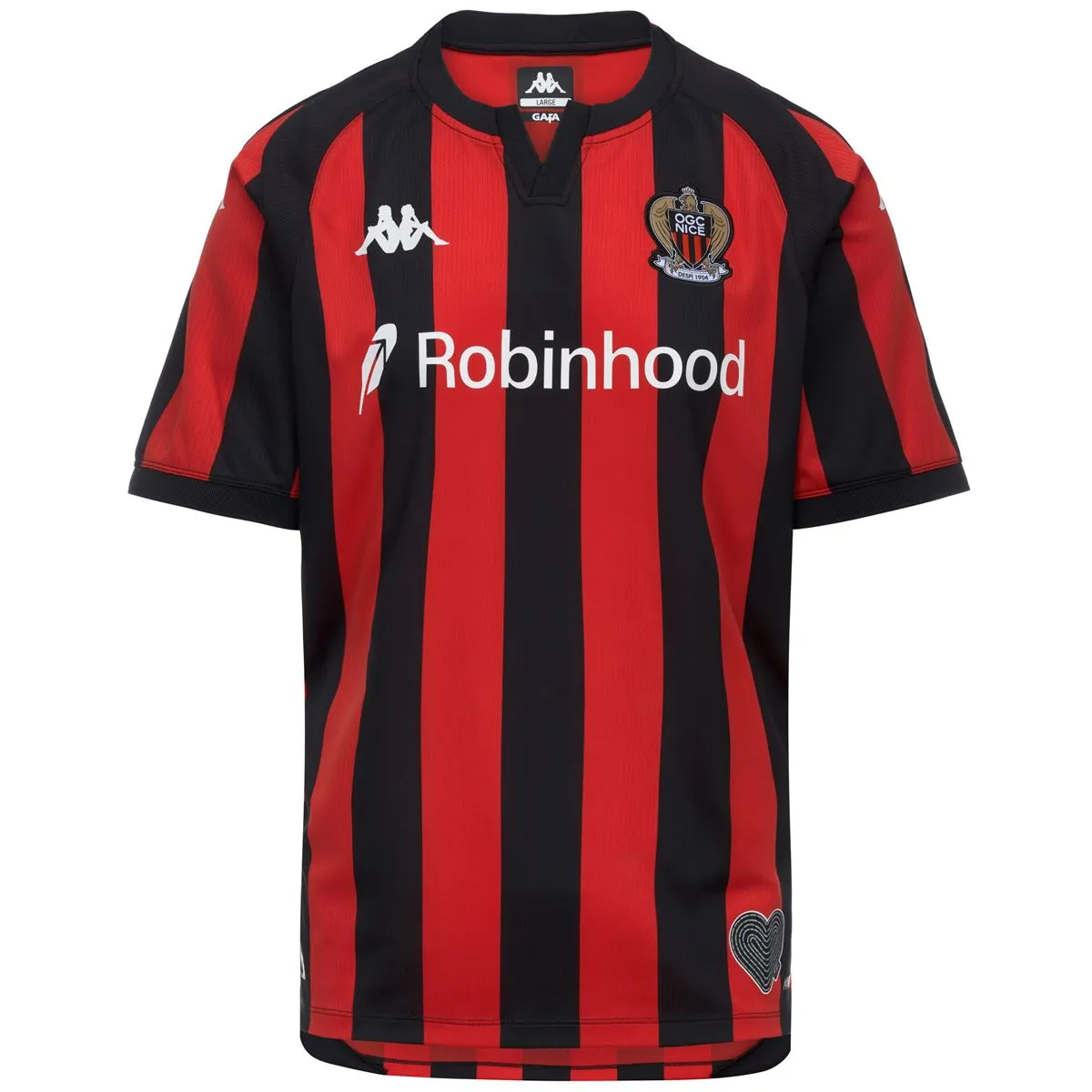 Robe di Kappa Kombat Home OGC Nice 26/27 maillot rouge homme
