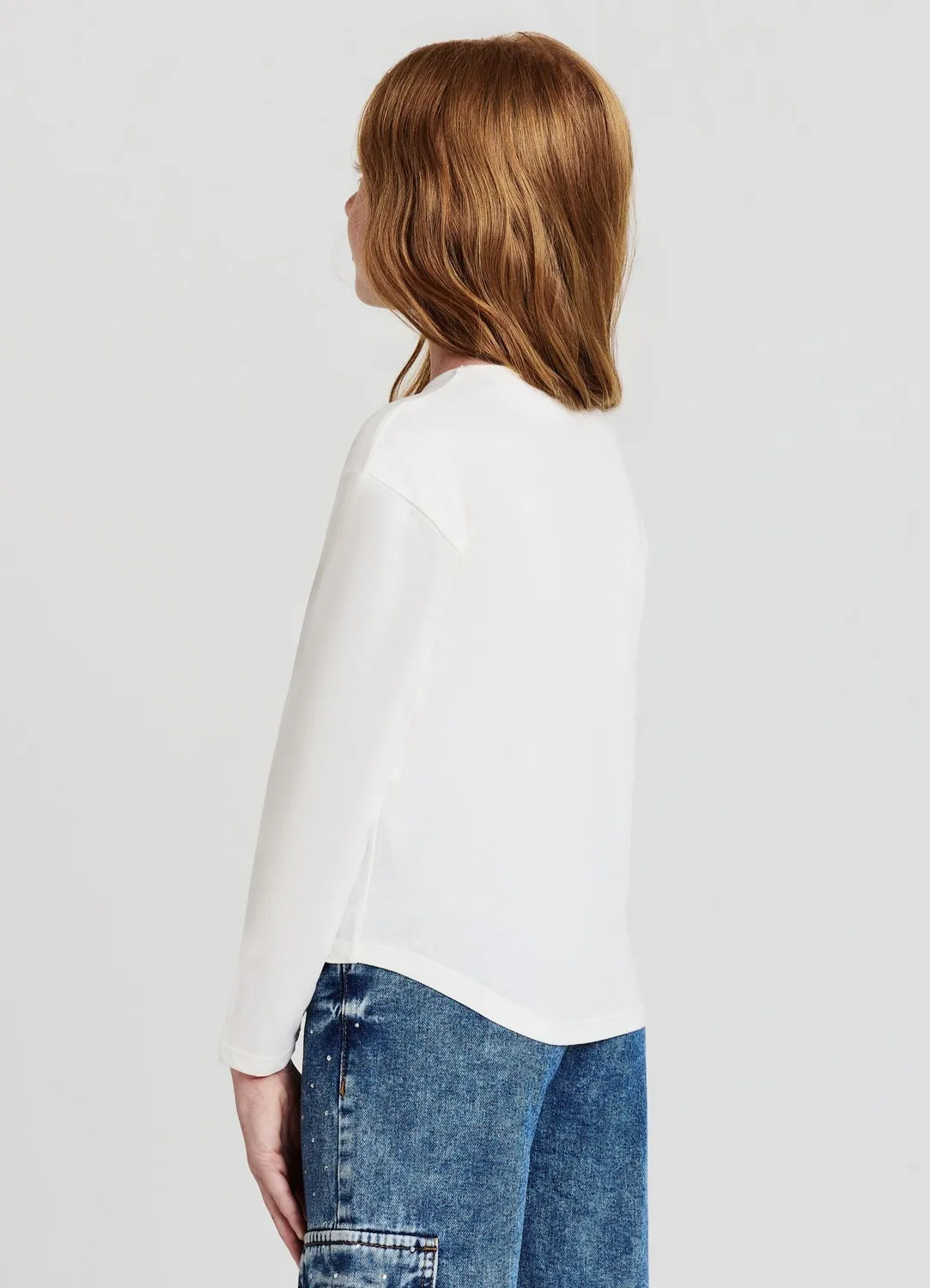Calliope Kuromi t-shirt fille manches longues imprimé