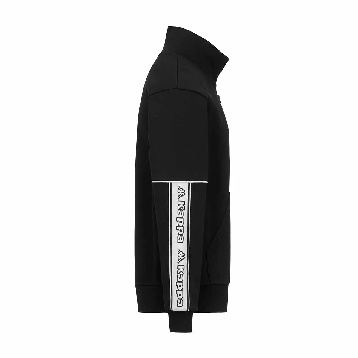 Robe di Kappa Tape Imape sweat zippé noir homme molleton