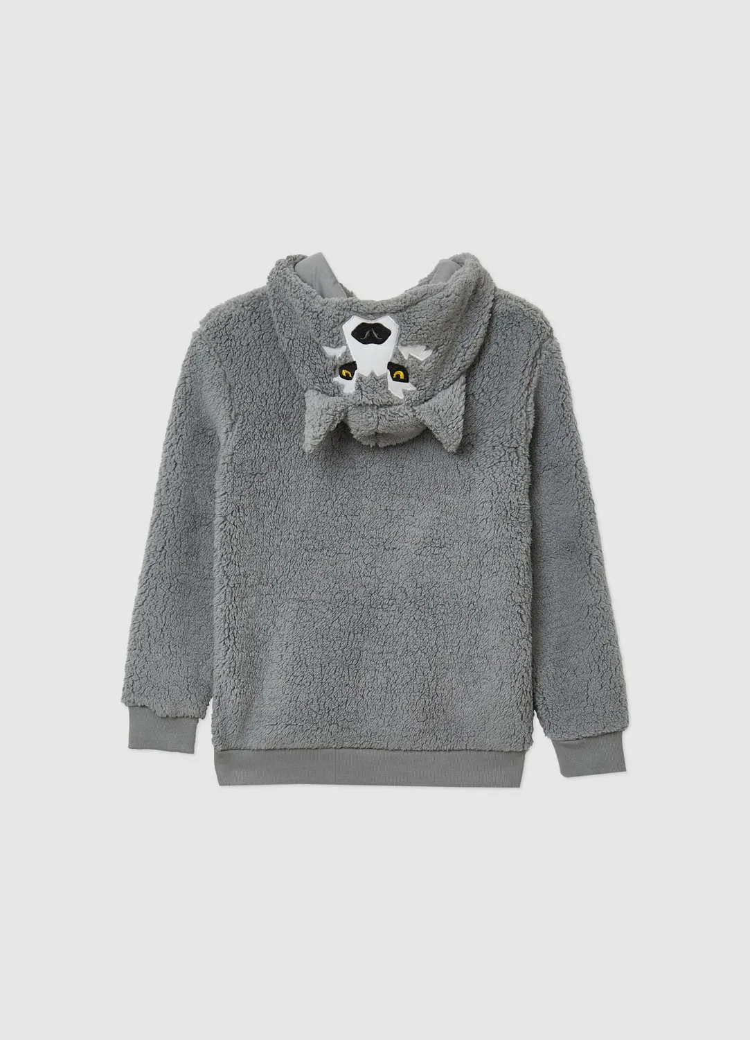 Calliope sweat capuche loup garçon fourrure