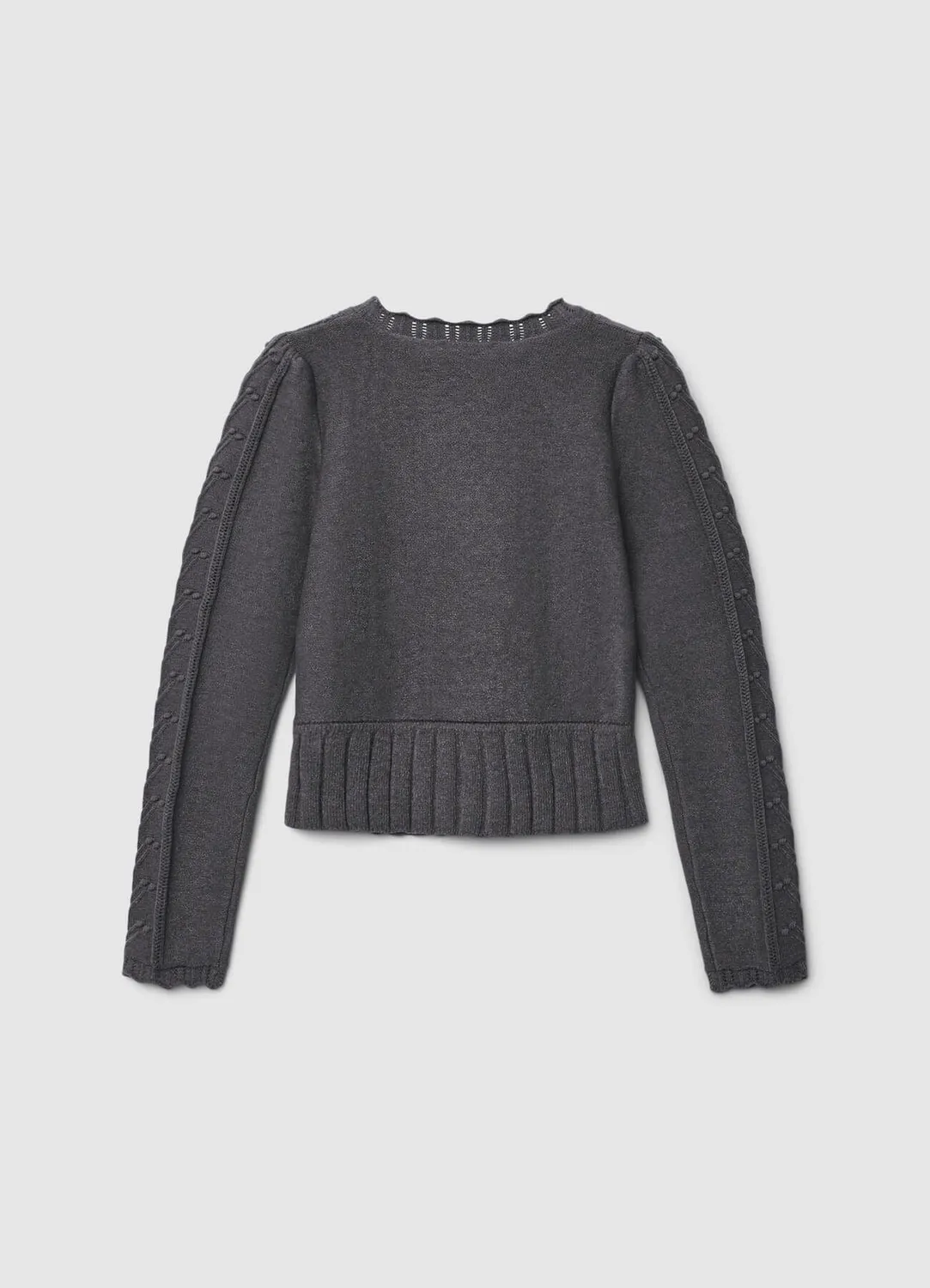 Calliope pull maille femme col rond manches longues
