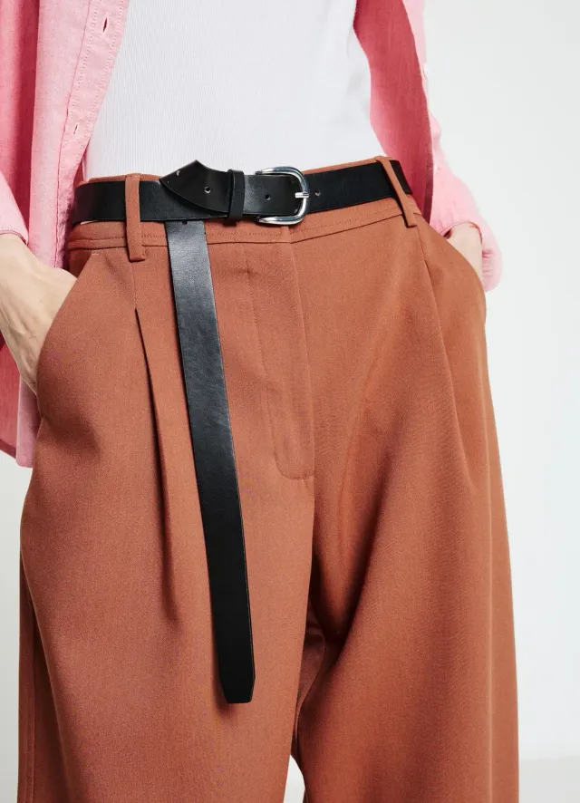 Calliope ceinture fine femme boucle ovale