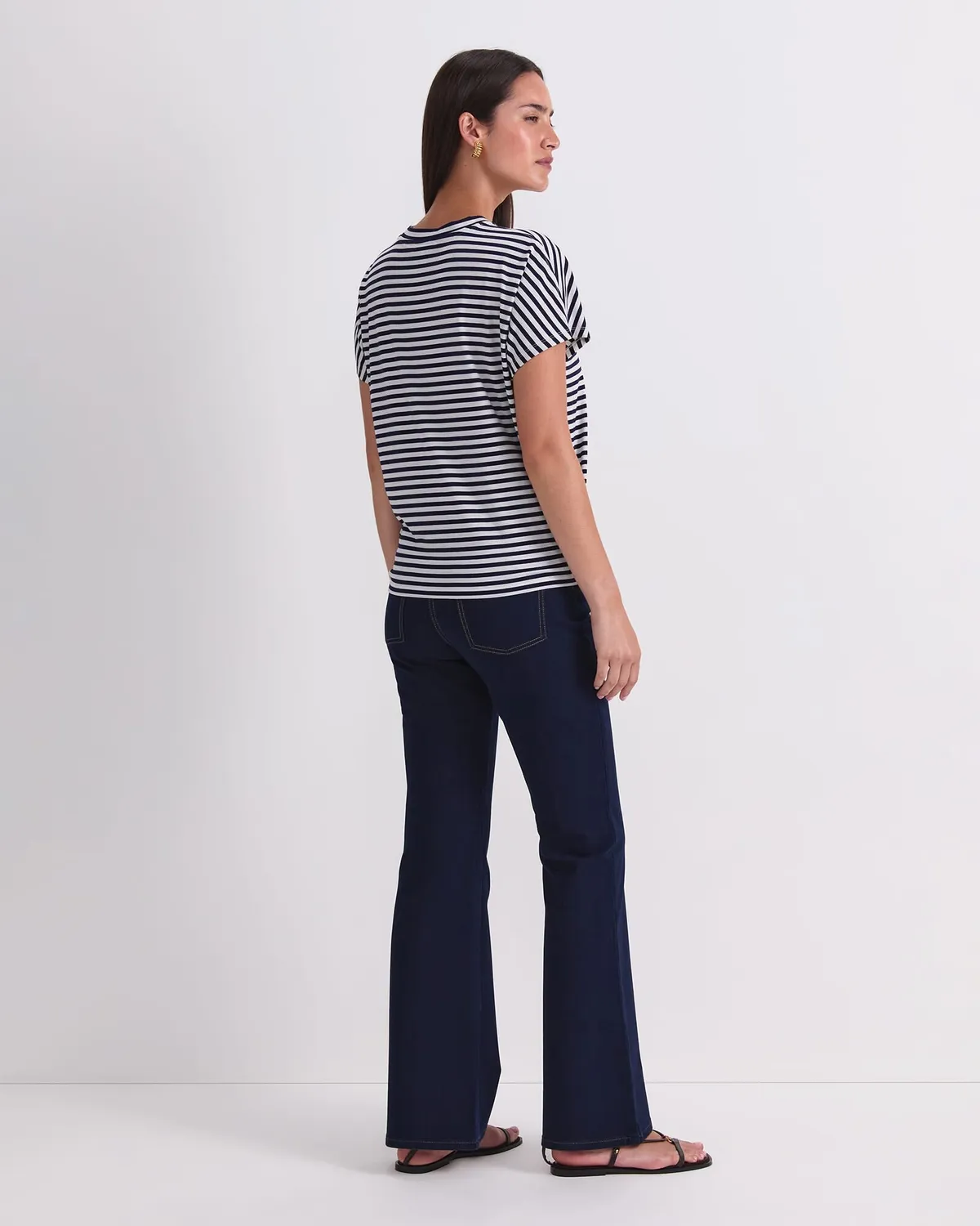 Sportscraft Chloe Lurex tee-shirt femme rayé
