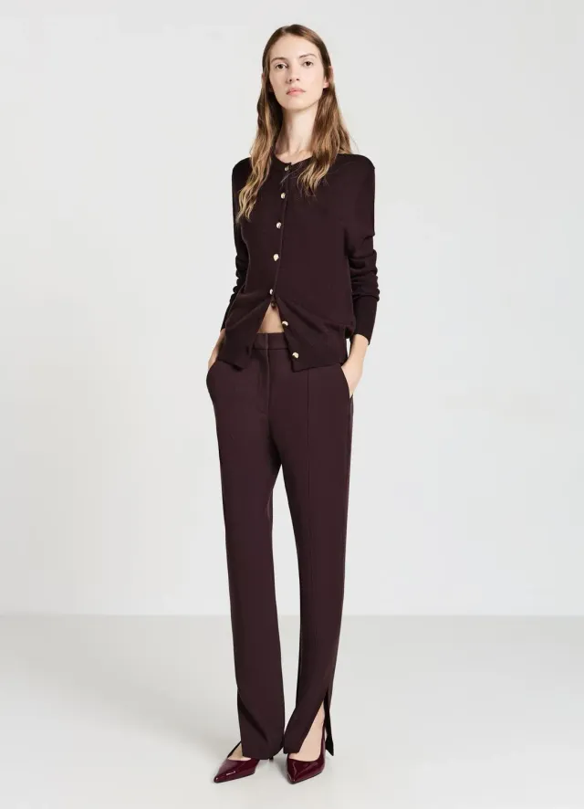 Calliope Boutons Dorés cardigan femme col rond