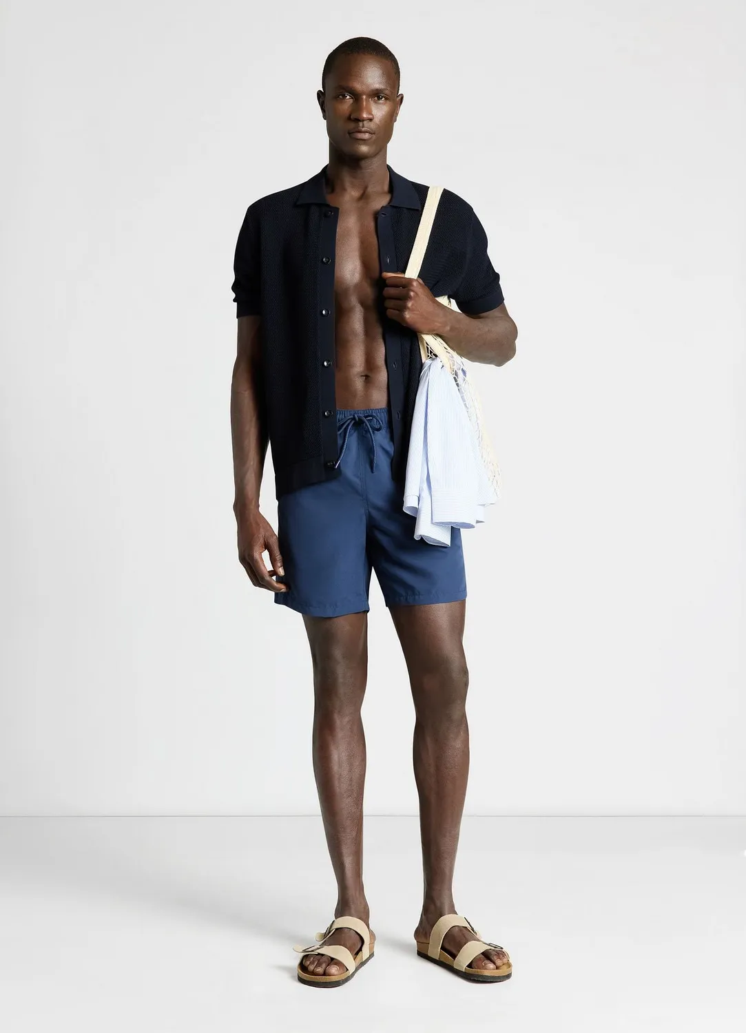 Calliope short de bain homme cordon uni