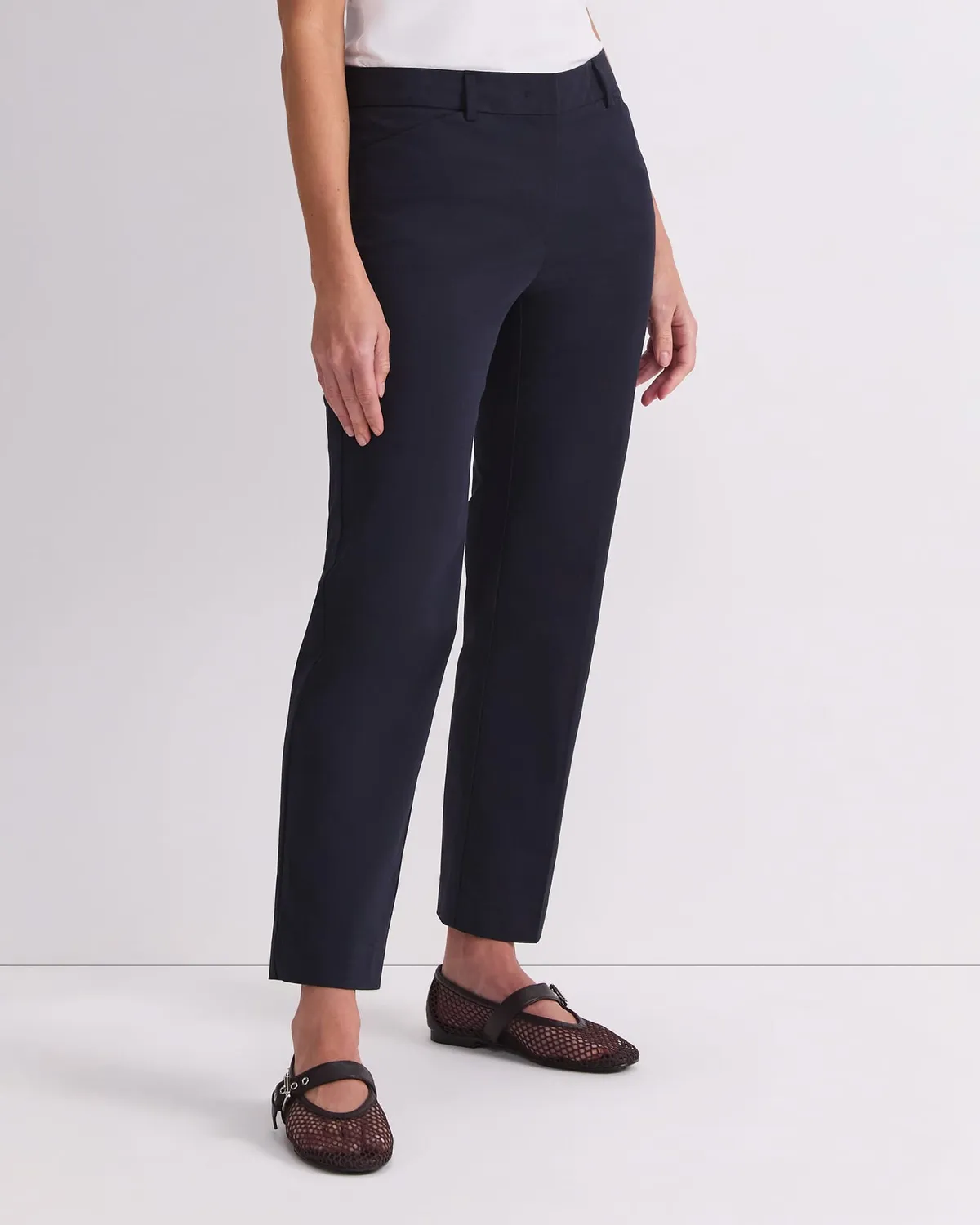 Sportscraft Evie pantacourt droit stretch femme coton