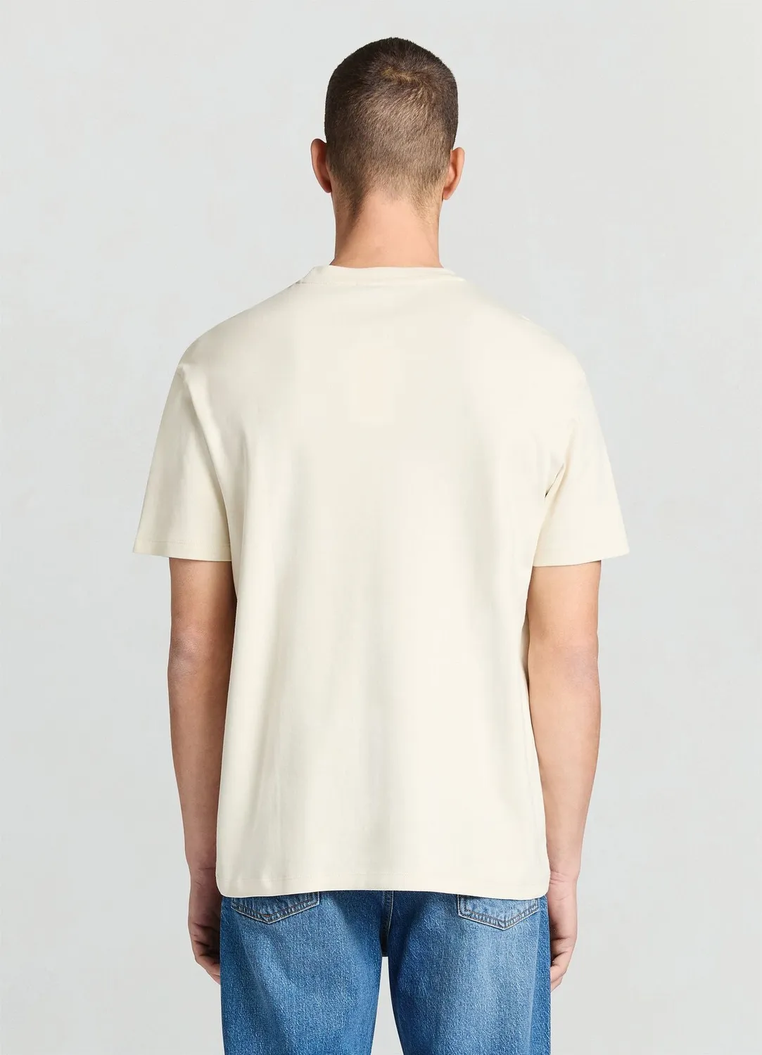 Calliope t-shirt homme col rond uni manches courtes