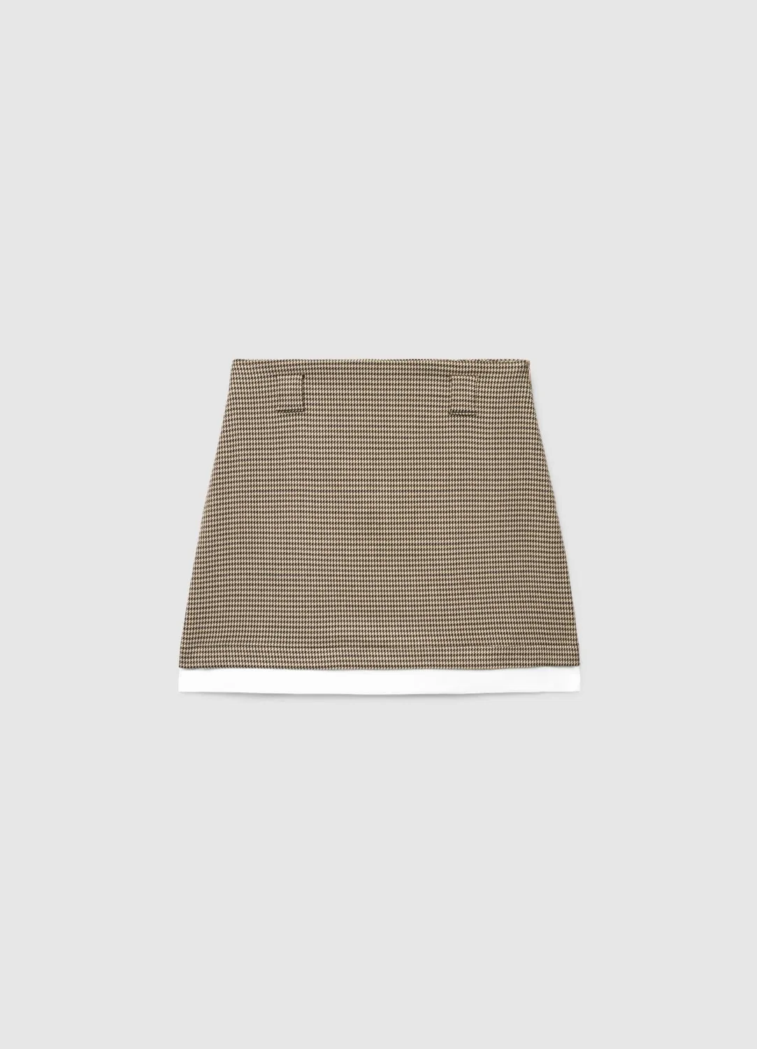 Calliope jupe mini femme pied-de-poule droite